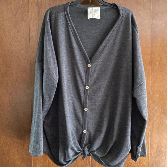 Faux button up shirt - Picture 1 of 4